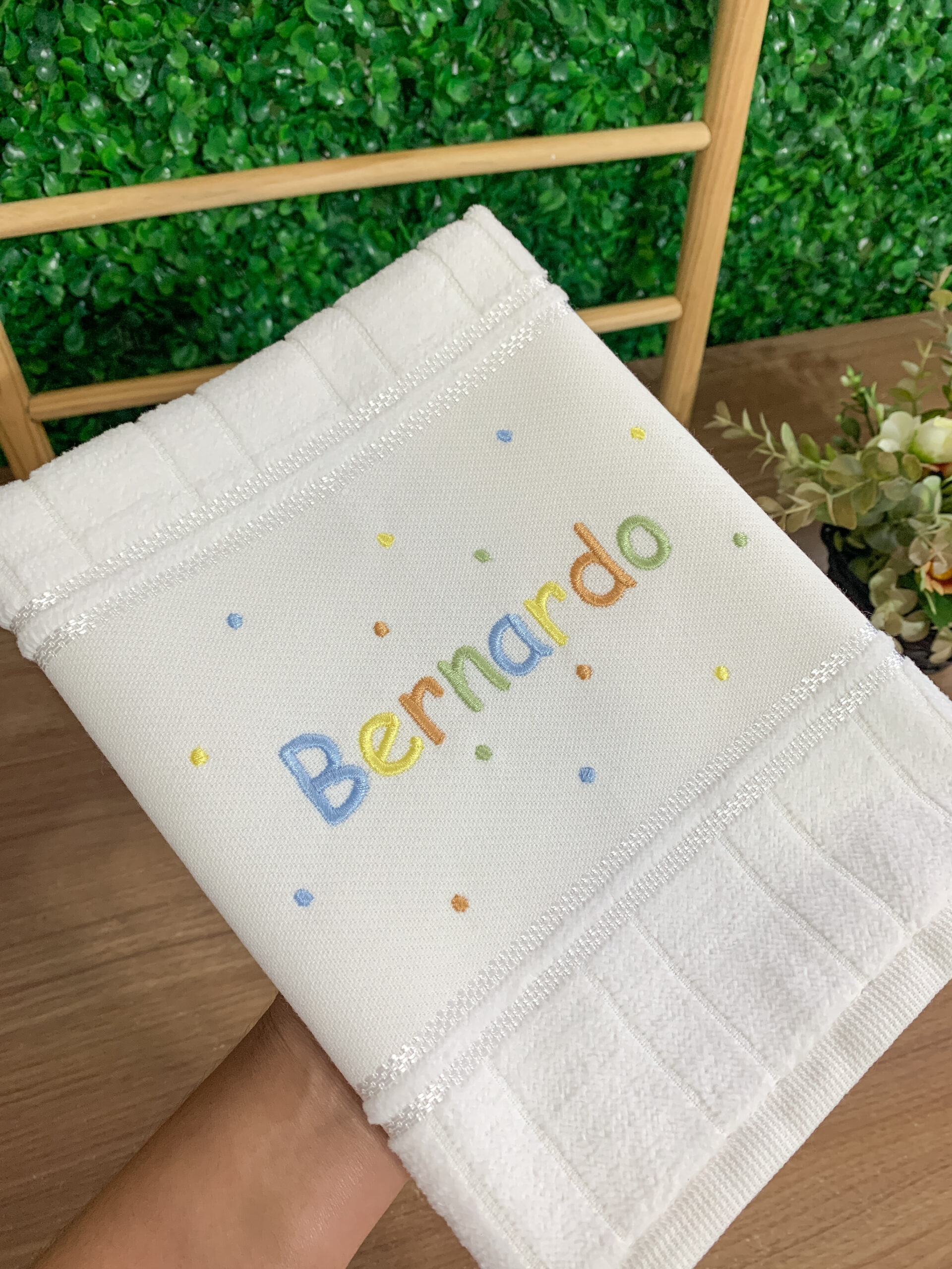 toalha de lavabo escolar infantil