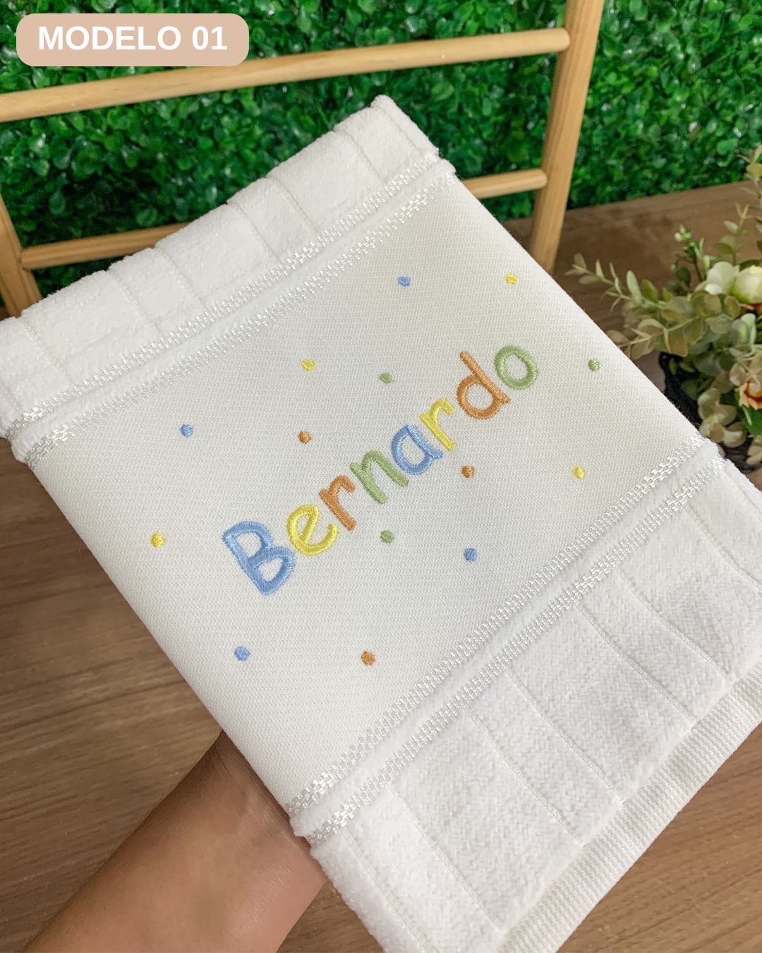 toalha de lavabo escolar infantil