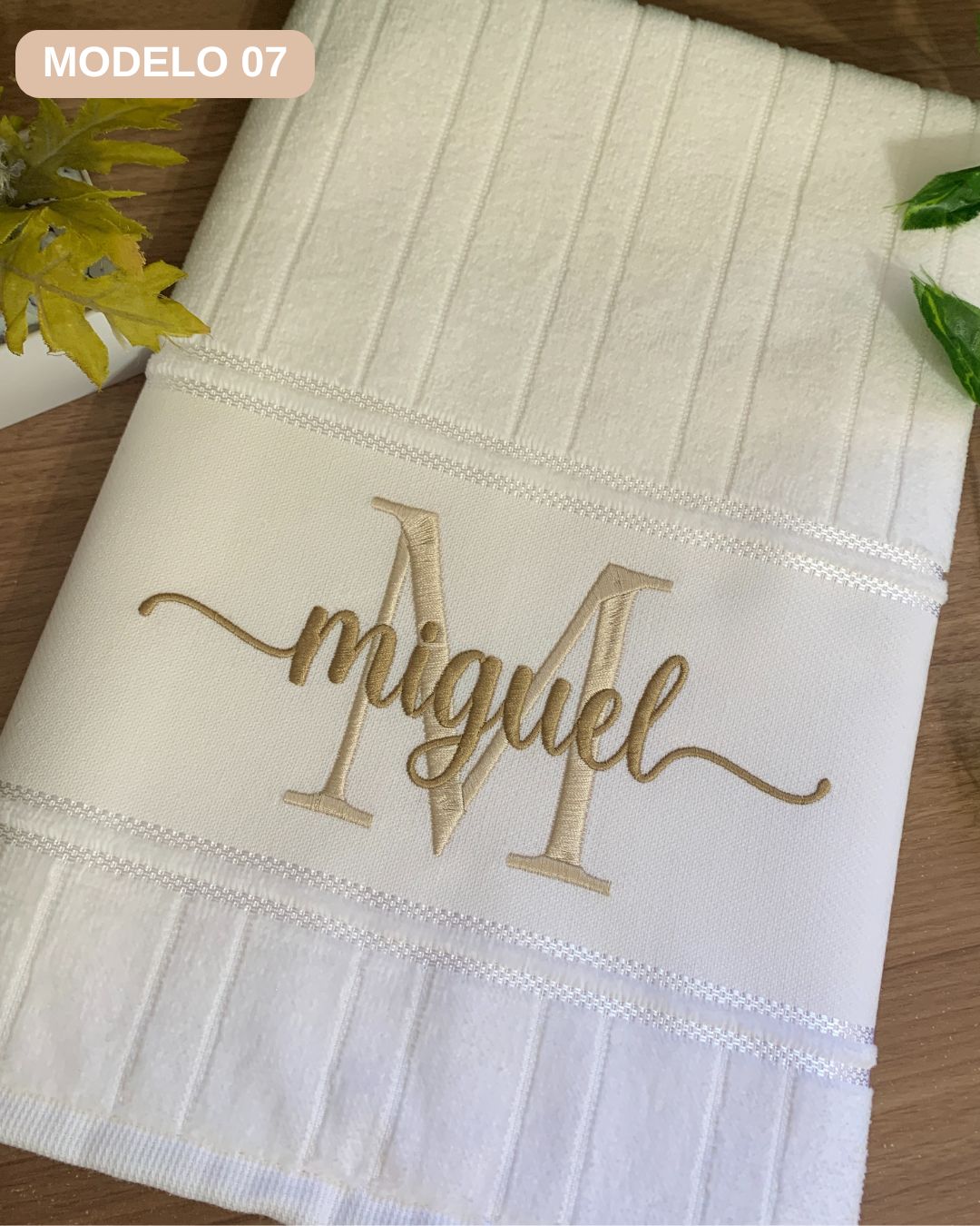 toalha de banho bordada infantil menino